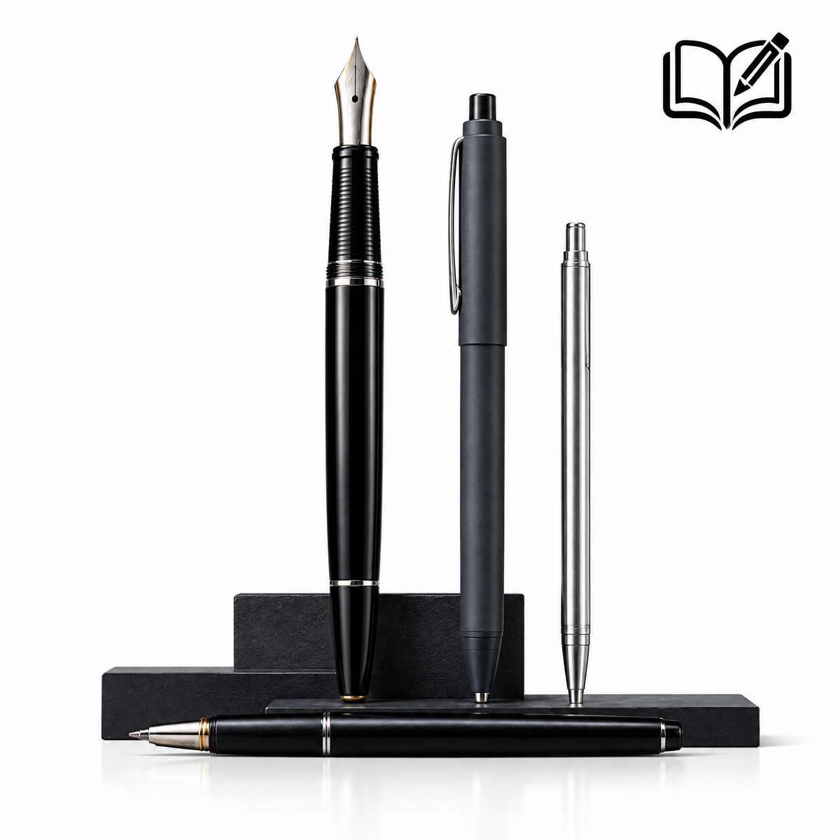 vuzqerim™ Black Fountain Pen & Writing Instrument Set